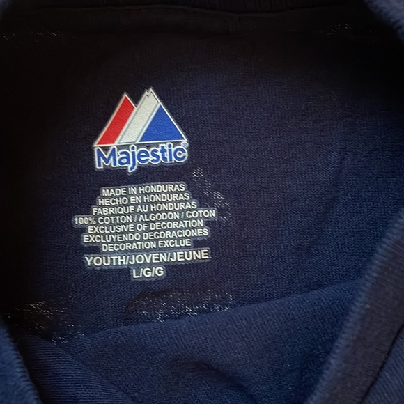 Miguel Cabrera Navy Blue Tee Shirt Youth L - Picture 4 of 5